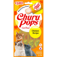 Churu Pops kissan herkkupatukka kanan maussa