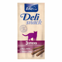 LifeCat kanan ja ankan makuinen kissan lihatikku