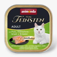 Kissan-ruokinta-Animonda-Vom-Feinsten-adult-kalkkuna-kananrinta-yrtit-100g-laadukkaat-märkäruoat-kissoille-laadukas-kissan-ruoka-lemmikkitarvikkeet-lemmikkitarvike-yugie
