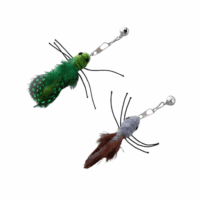 Lentomuurahaisia muistuttavat kissanlelut soljelliseen onkileluun kiinnitettäväksi